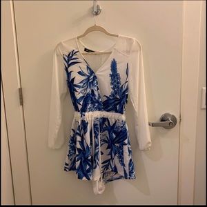 Long sleeve Short Romper